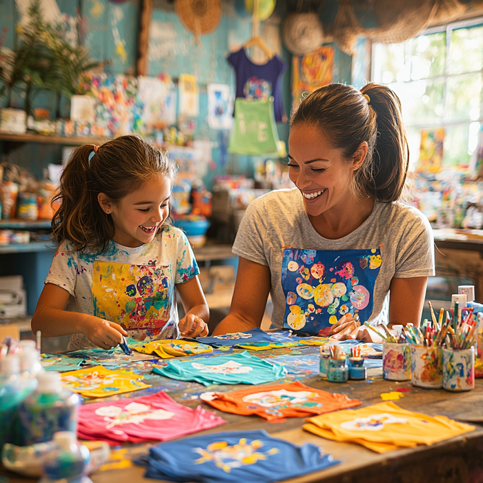 Whimsical Crafts: Creating Custom T-Shirts Together Paint By Diamond