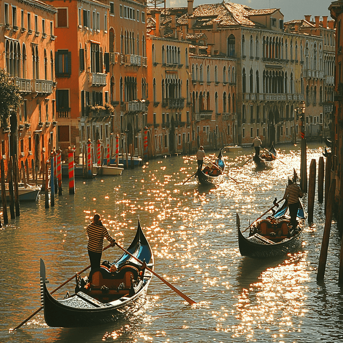 Venice's Canals Diamonded Painting Kits