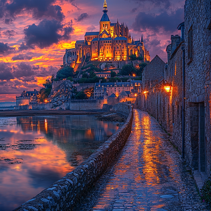 Mont Saint-Michel Paint By Color