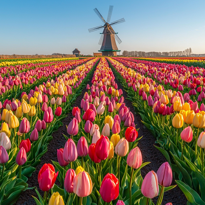 Tulip Fields - Keukenhof Paint By Diamonds