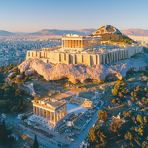 Acropolis Of Athens - Athens Paint By Diamonds