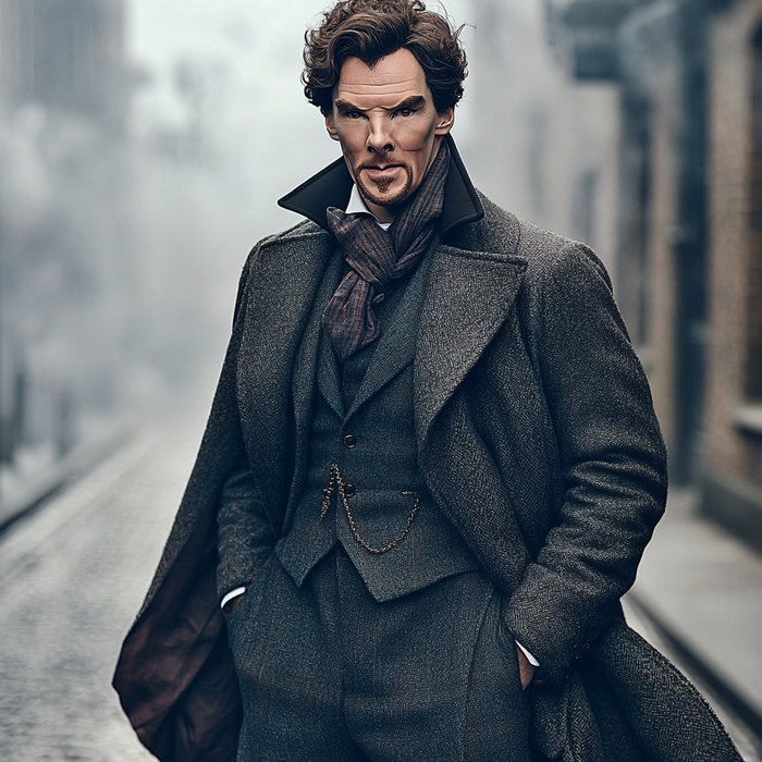 Benedict Cumberbatch: Channeling The Mind Of Sherlock Holmes Diamonded Painting Kits