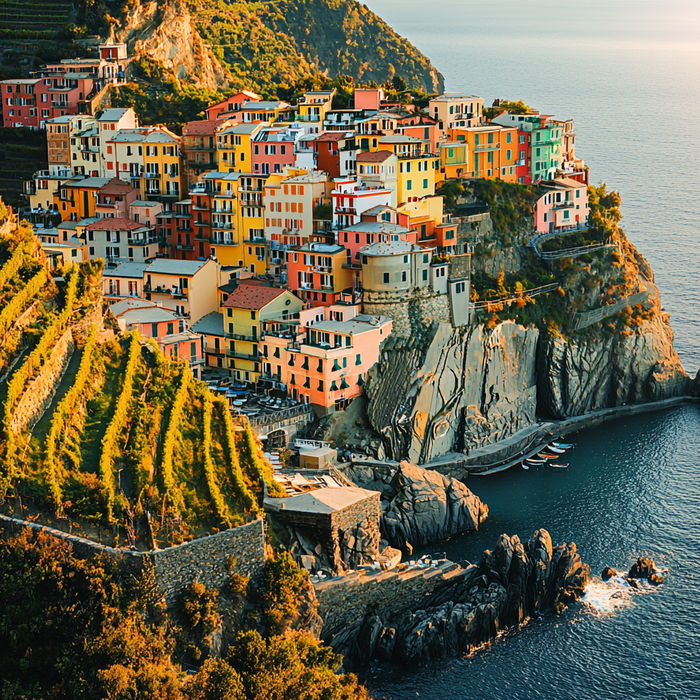 Cinque Terre - Liguria Paint By Diamond