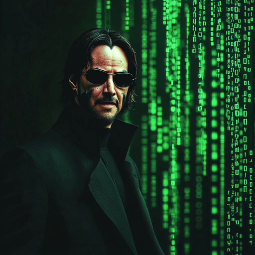 Keanu Reeves: The Matrix's Neo Classic Paint By Diamonds