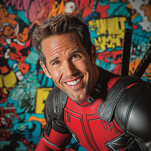 Ryan Reynolds: The King Of Quirk And Charm Painting By Diamonds Kit