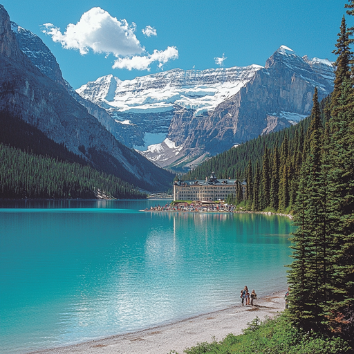 Banff Lake Louise Diamonded Painting Kits