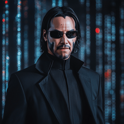 Keanu Reeves: A Journey Through The Matrix And Beyond Painting By Diamonds Kit