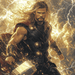 Chris Hemsworth: Thunderous Heart Of The God Of Thunder Painting Diamond Kit