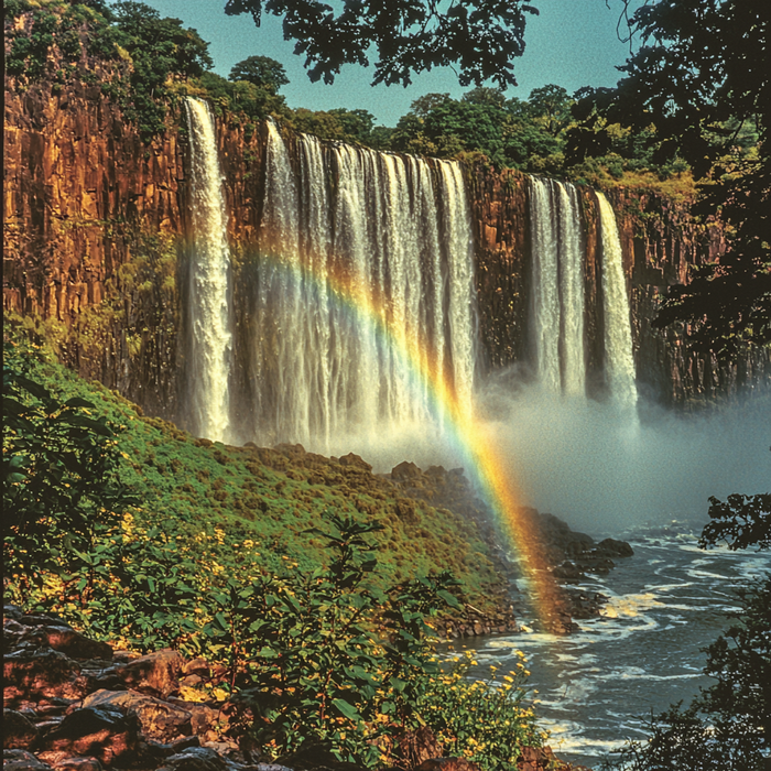 Victoria Falls - Zambia Paint By Color