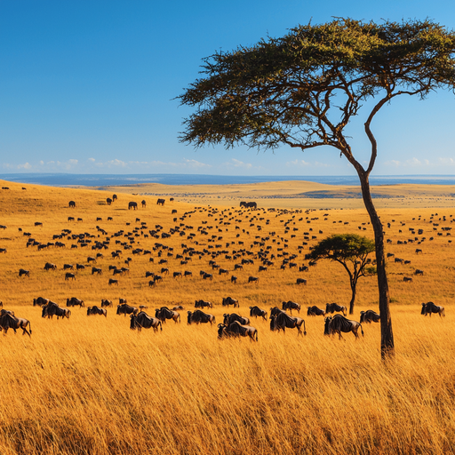 Serengeti National Park - Tanzania Painting Diamond Kit