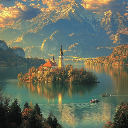 Lake Bled Painting Diamond Kit