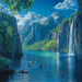 Fjords Of Norway - Norway Painting Diamond Kit