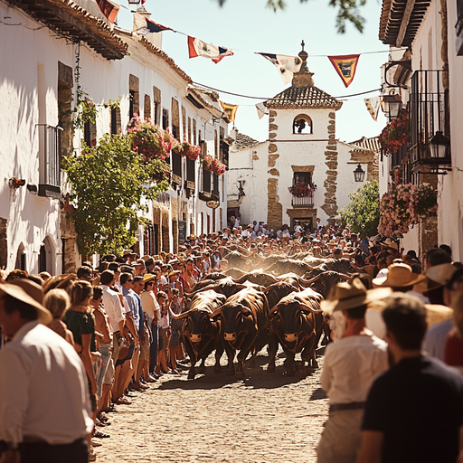 Pamplona Bull Run - Spain DIY Paint By Diamonds