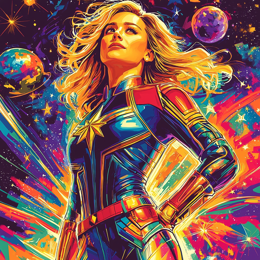 Brie Larson: The Force Of Captain Marvel And Beyond Diamond Painting