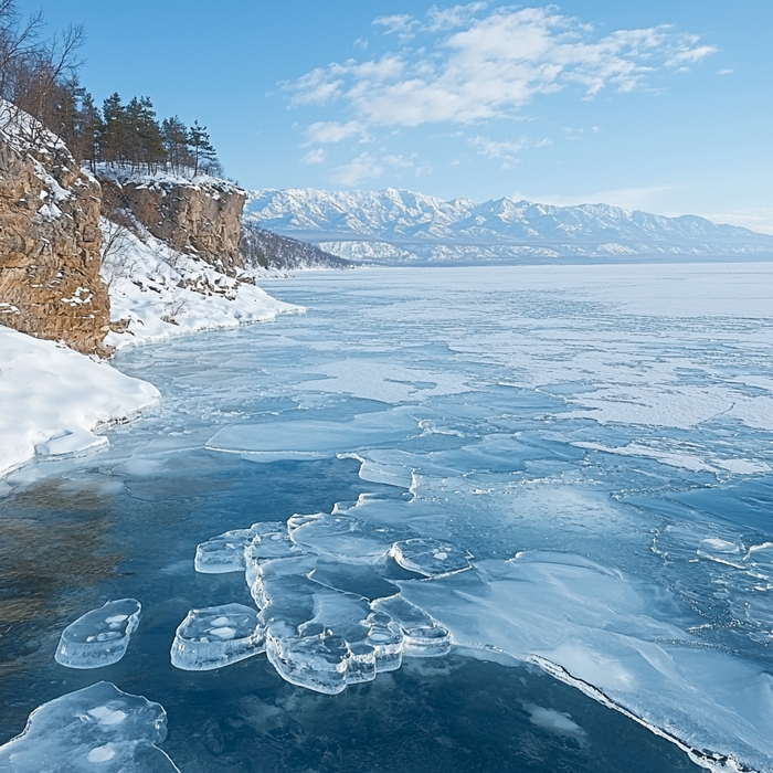 Lake Baikal - Siberia Paint By Color