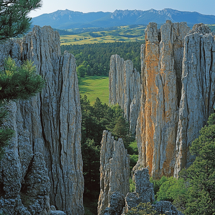 Meteora Rock Formations - Thessaly Painting Diamond Kit