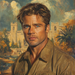 Brad Pitt: The Timeless Tenacity Of Tinseltown's Trailblazer Painting By Diamonds Kit