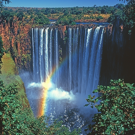 Victoria Falls Paint By Color