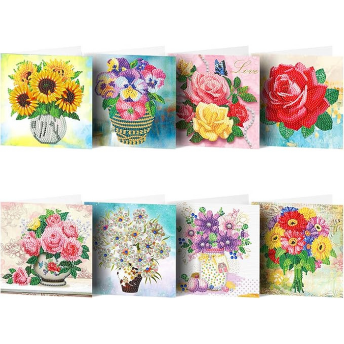 Diamond Painting Greeting Card Set