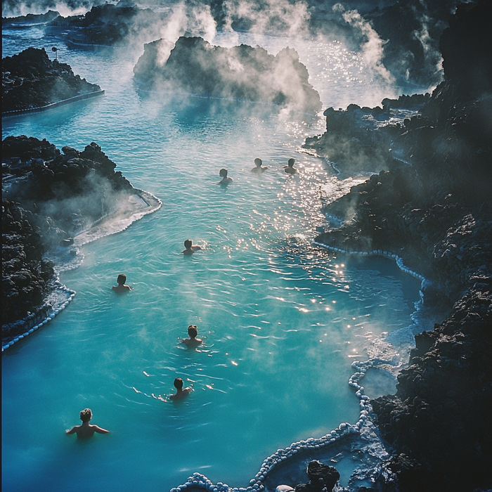 Iceland's Blue Lagoon Paint By Diamonds