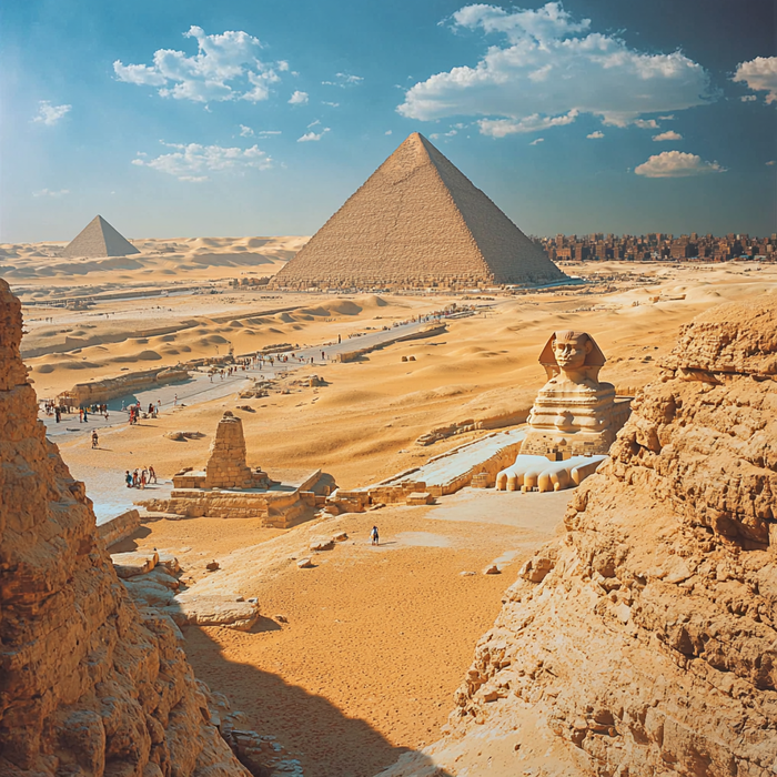 The Pyramids Of Giza Diamond Painting