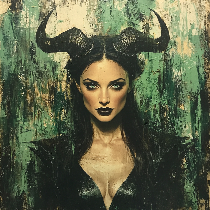 Angelina Jolie: Embodying The Power Of Maleficent Painting By Diamonds Kit