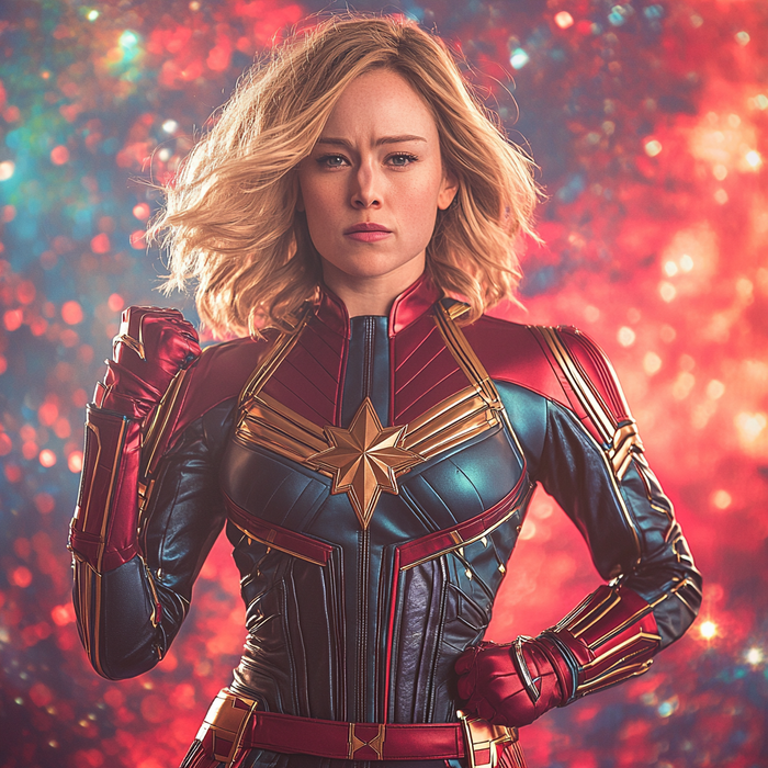 Brie Larson: The Strength Of Captain Marvel Painting Diamond Kit