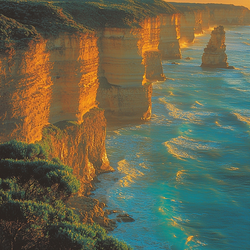 The Great Ocean Road Painting By Diamonds Kit