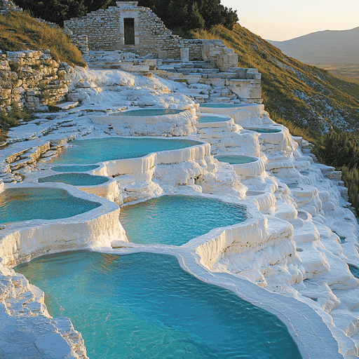 Pamukkale Thermal Pools DIY Paint By Diamonds