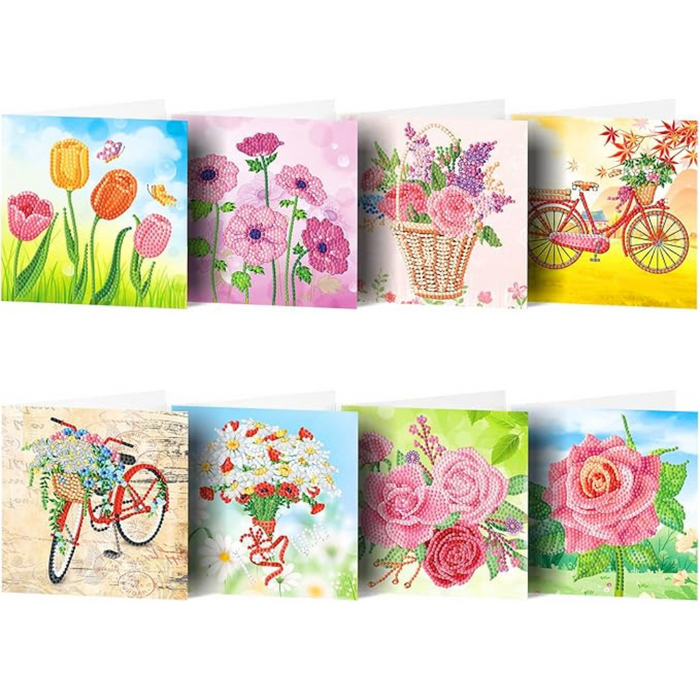 Diamond Painting Greeting Card Set