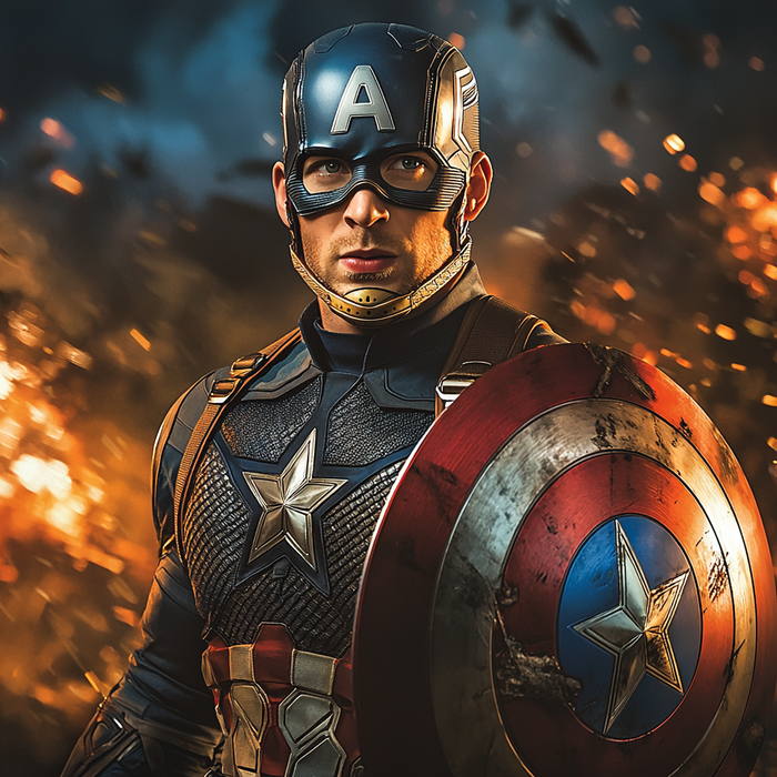 Chris Evans: The Heroic Legacy Of Captain America Paint By Diamonds Kits