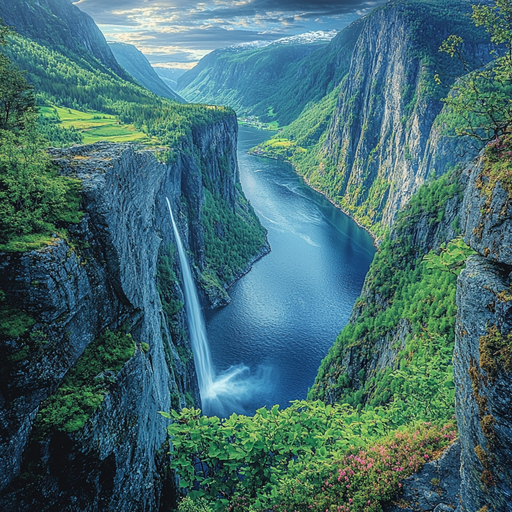 Geiranger Fjord - Norway DIY Paint By Diamonds