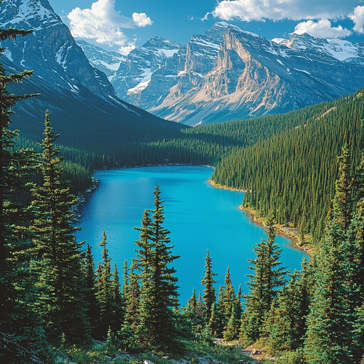 Peyto Lake - Alberta Paint By Color