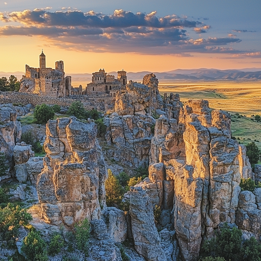 Metéora Monasteries - Thessaly Paint By Color