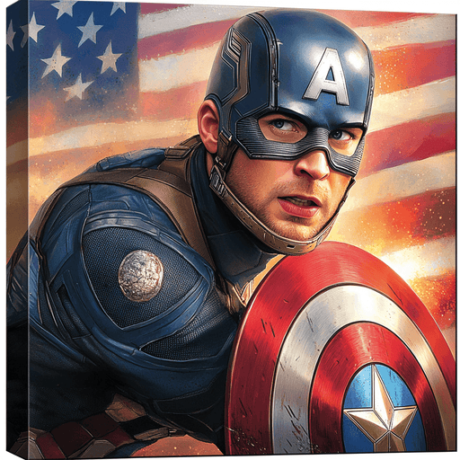 Chris Evans: A Shield Of Honor And Integrity Paint By Diamonds