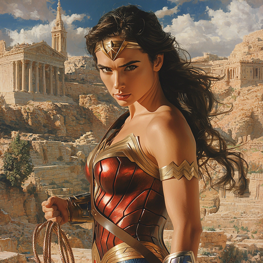 Gal Gadot: Unleashing The Wonder Woman Within Painting By Diamonds Kit