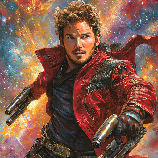 Chris Pratt: The Star-Lord Of Comic Relief DIY Paint By Diamonds