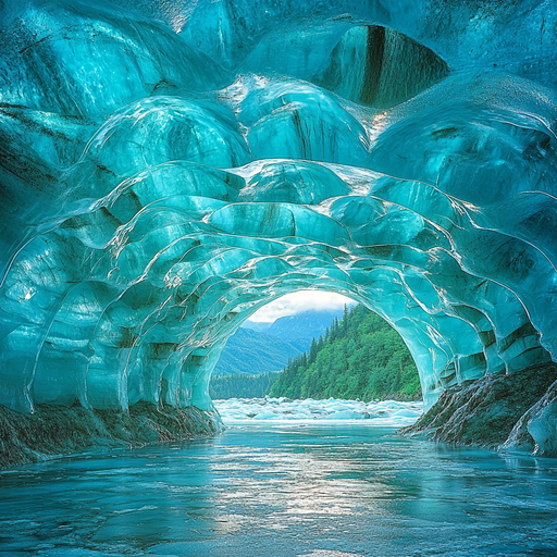 Mendenhall Ice Caves - Juneau Paint By Diamonds Kits