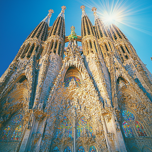 Sagrada Familia - Barcelona Paint By Diamonds