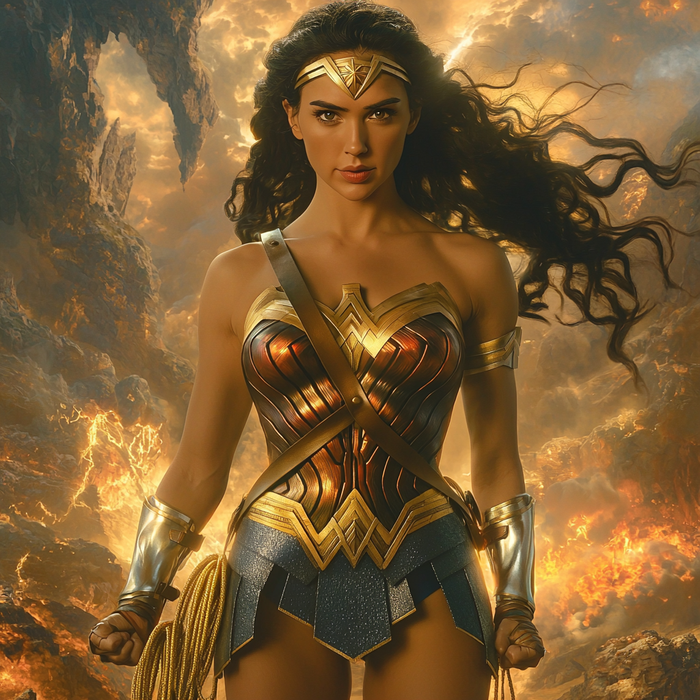 Gal Gadot: Wonder Woman Of Grace And Strength Painting Diamond Kit