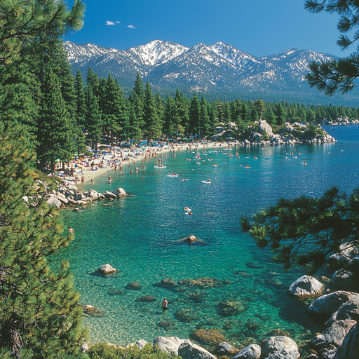 Lake Tahoe Paint By Color