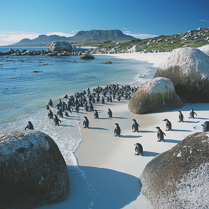 Boulders Beach - South Africa Painting Diamond Kit