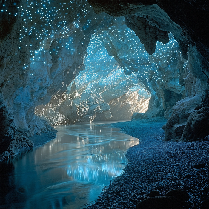 Glowworm Caves - Waitomo Paint By Diamond