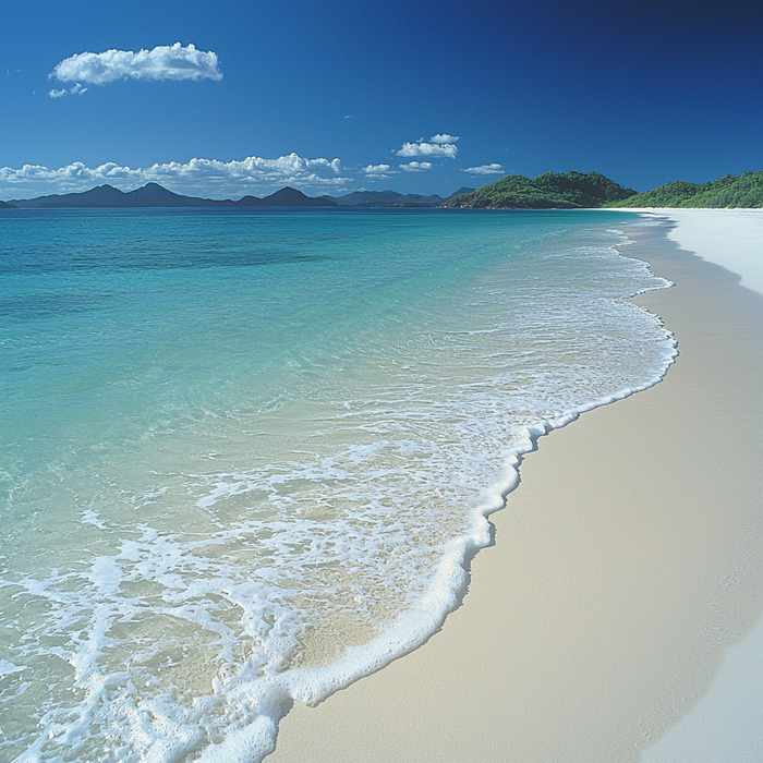 Whitehaven Beach - Queensland Paint By Color