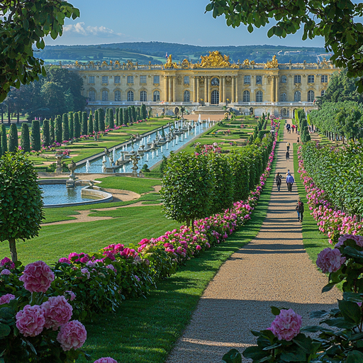 The Gardens Of The Palace Of Versailles Diamonded Painting Kits