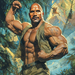 Dwayne Johnson: The Rock's Unyielding Strength On Screen DIY Paint By Diamonds