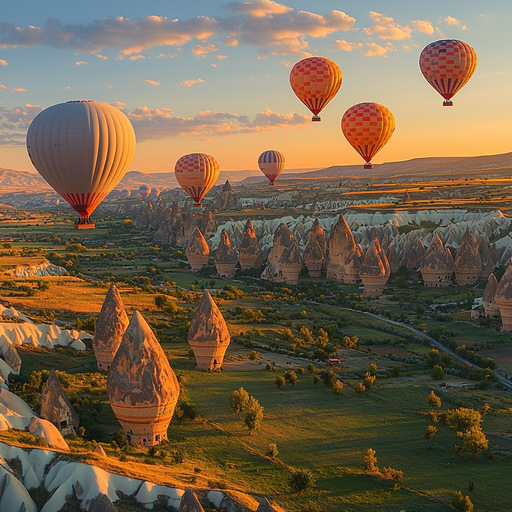 Cappadocia's Fairy Chimneys Paint By Color