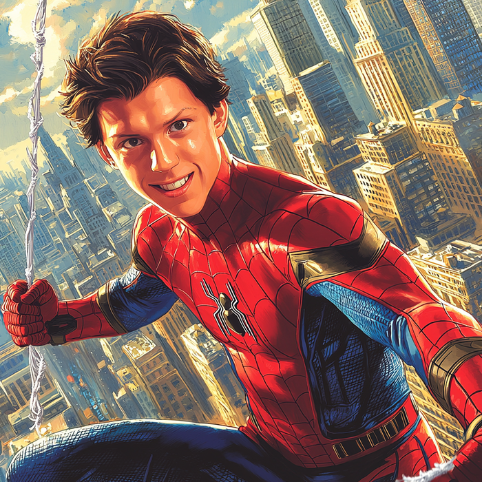 Tom Holland: The Young Web-Slinger And Marvel's Heartthrob Diamond Painting