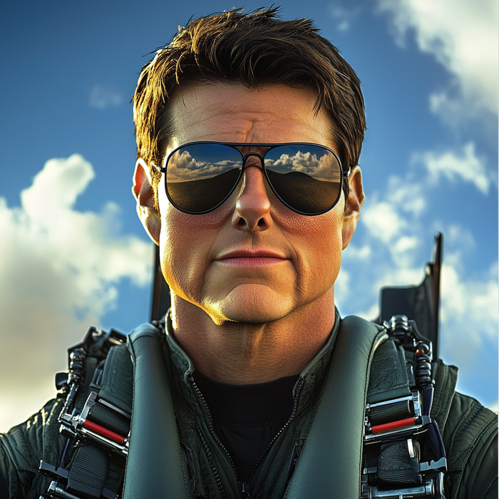 Tom Cruise: Soaring High With Maverick Ambitions Paint By Diamonds Kits