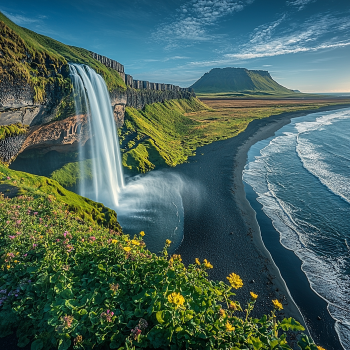 Iceland's South Coast Paint By Color